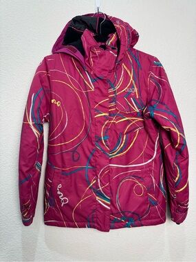 Orage Girls 12 L Ski Jacket Prime 10 Waterproof Pink Snowboard Insulated Hood